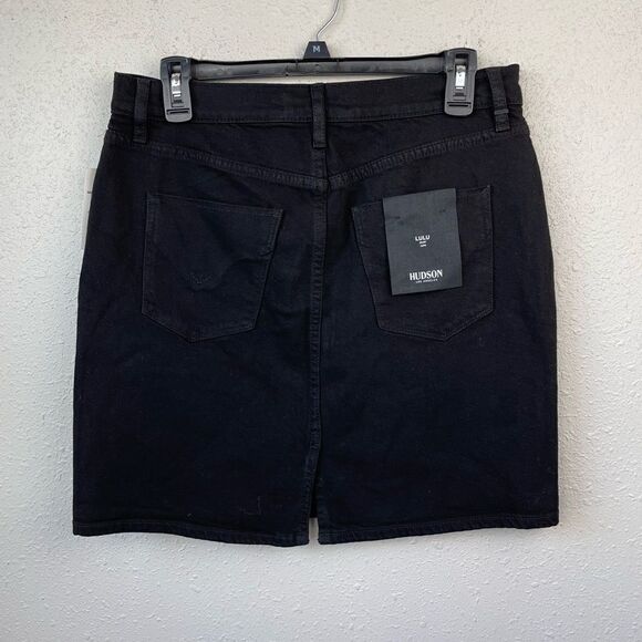 NWT Hudson Black Denim LULU Skirt Sizes 27, 28, 29, and 31 - Picture 4 of 6